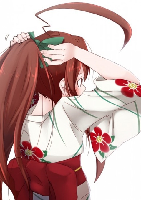 ポニーテールが可愛い女の子の二次エロ画像⑳　25枚 6