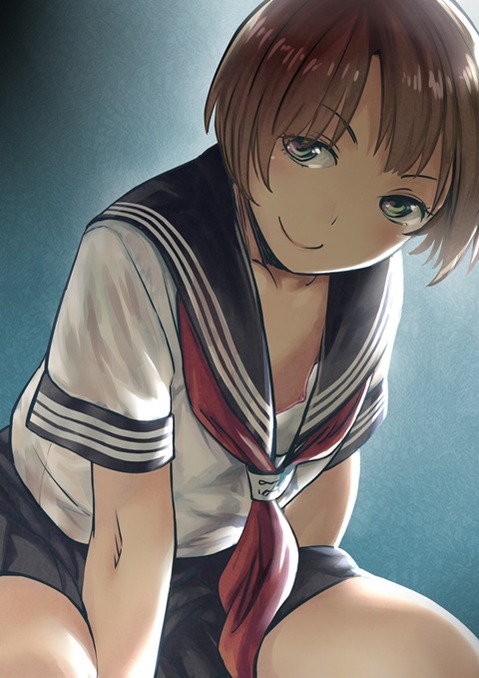 貧乳・微乳・ちっぱいな女の子の二次エロ画像㊲　20枚 18