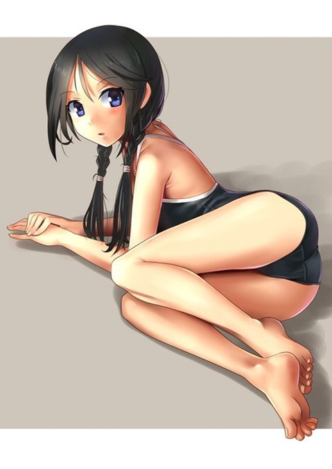 スク水(スクール水着)を着てる可愛い女の子の二次エロ画像④　100枚 62