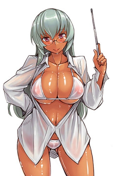 褐色肌がセクシーな女の子の二次エロ画像②　100枚 84