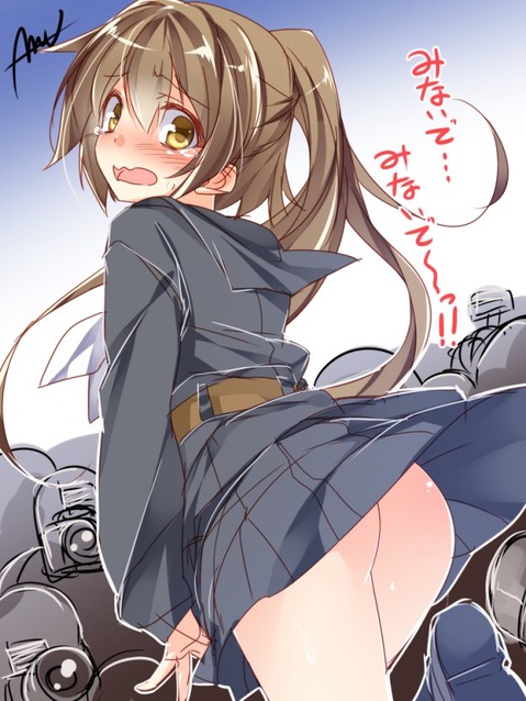 【艦これ】文月の二次エロ画像　90枚【艦隊これくしょん】 48