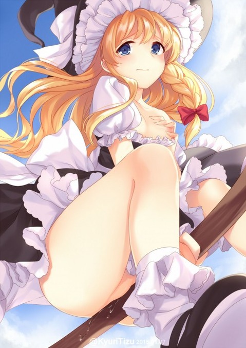 【東方】霧雨魔理沙の二次エロ画像　100枚【東方Project】 41