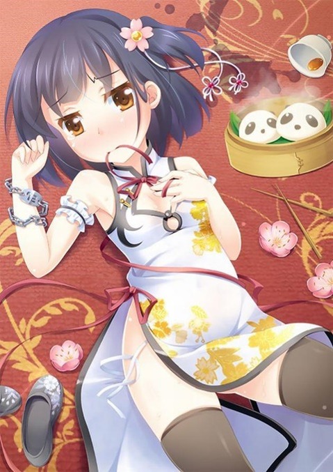 ニーソ・ニーハイを履いた女の子の二次エロ画像⑥　100枚 21
