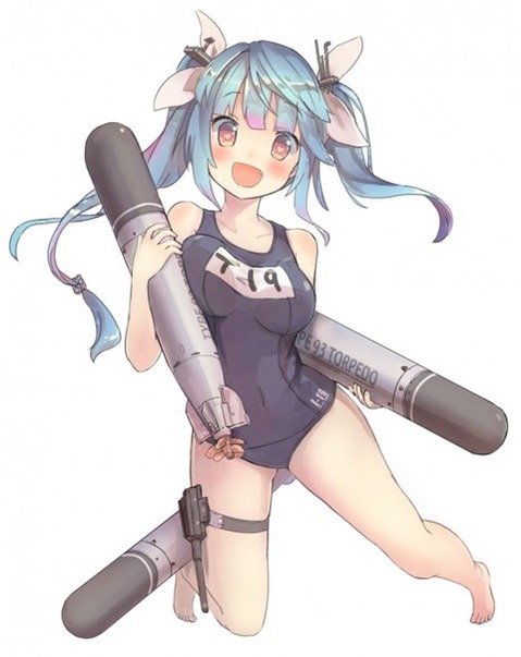 スク水(スクール水着)を着てる可愛い女の子の二次エロ画像②　100枚 49