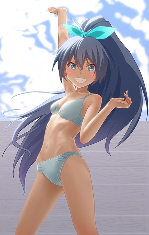 ポニーテールが可愛い女の子の二次エロ画像⑯　25枚 9