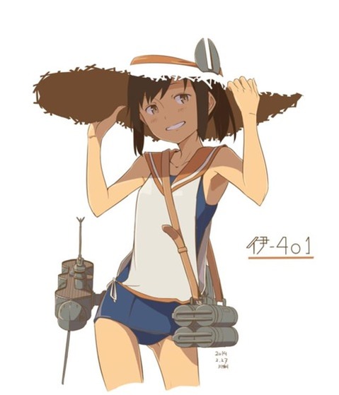 【艦これ】伊401の二次エロ②　50枚【艦隊これくしょん】 36