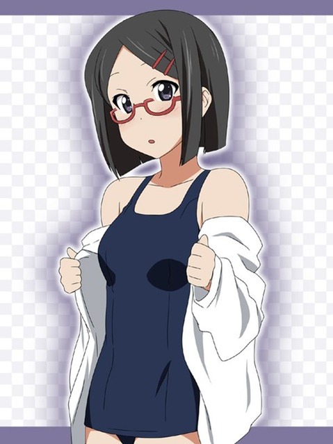 スク水(スクール水着)を着てる可愛い女の子の二次エロ画像④　100枚 70