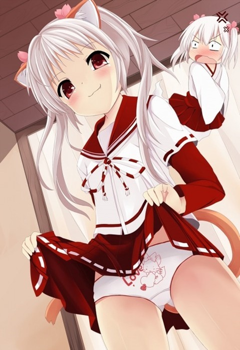 猫耳が可愛い女の子の二次エロ画像②　100枚 61