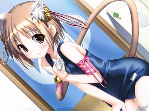 スク水(スクール水着)を着てる可愛い女の子の二次エロ画像①　100枚 99