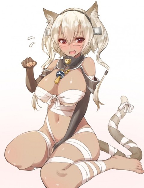 猫耳が可愛い女の子の二次エロ画像②　100枚 48