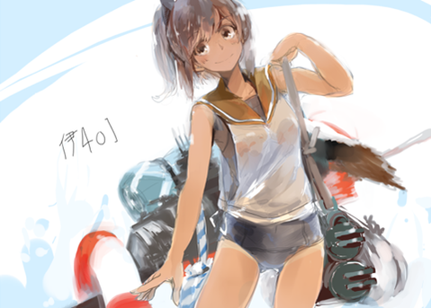 【艦これ】伊401の二次エロ①　70枚【艦隊これくしょん】 64