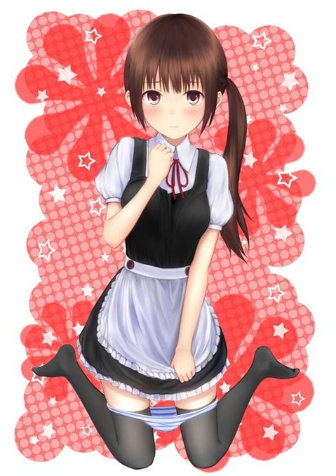 ニーソ・ニーハイを履いた女の子の二次エロ画像⑦　100枚 59