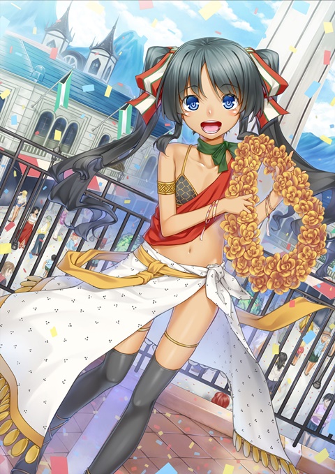 褐色肌がセクシーな女の子の二次エロ画像④ 100枚 : …