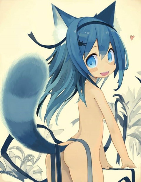 猫耳が可愛い女の子の二次エロ画像④　100枚 70
