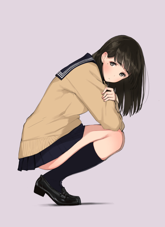 【二次】【非エロ】美少女の可愛くてお似合いな制服姿にキュンとしちゃう画像がみたい！ 17