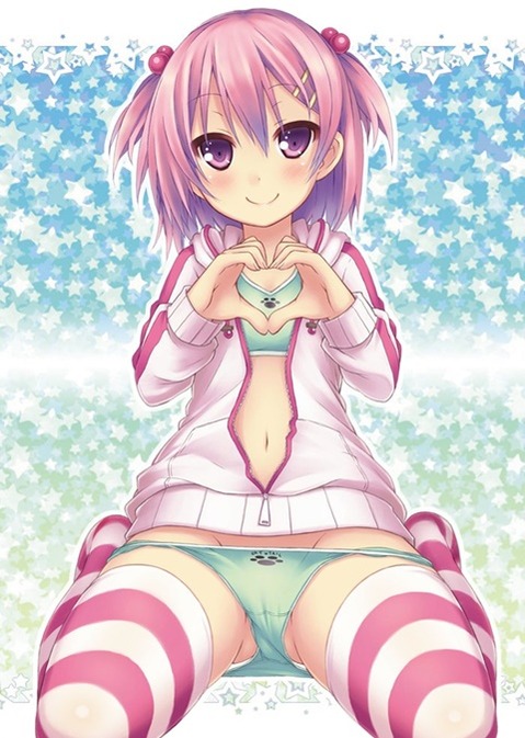 ニーソ・ニーハイを履いた女の子の二次エロ画像②　100枚 32