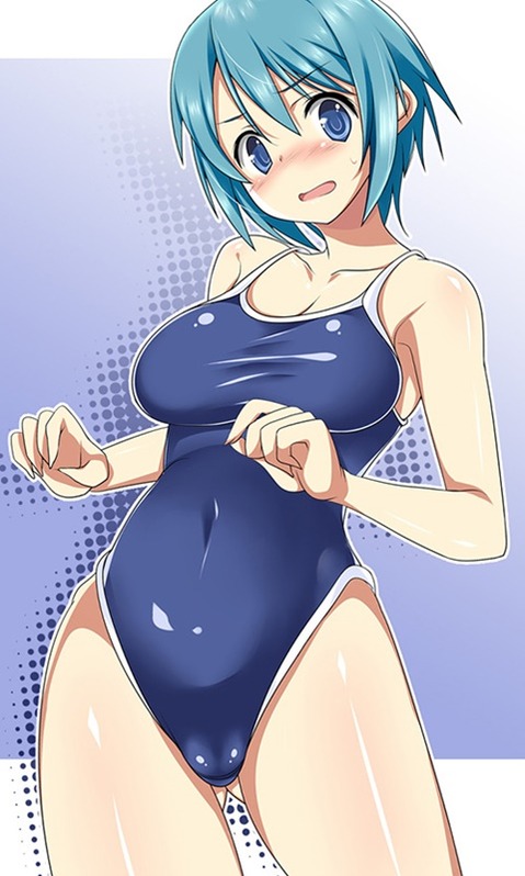 スク水(スクール水着)を着てる可愛い女の子の二次エロ画像⑤　100枚 82
