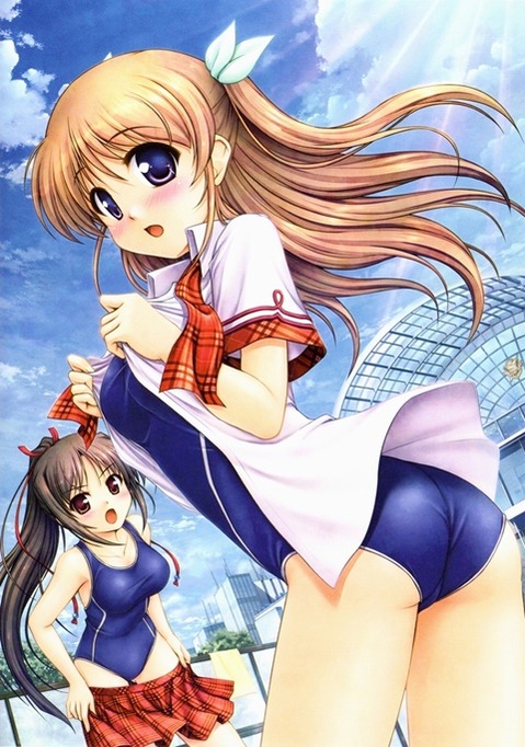 スク水(スクール水着)を着てる可愛い女の子の二次エロ画像④　100枚 20