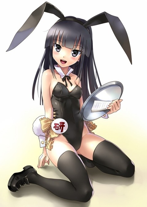 ニーソ・ニーハイを履いた女の子の二次エロ画像②　100枚 61