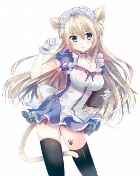 ニーソ・ニーハイを履いた女の子の二次エロ画像③　100枚 12