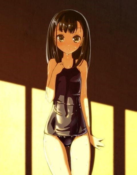 スク水(スクール水着)を着てる可愛い女の子の二次エロ画像③　100枚 18