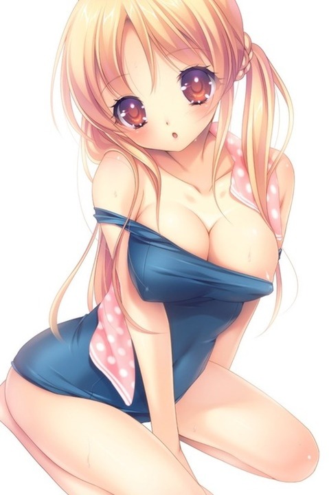 スク水(スクール水着)を着てる可愛い女の子の二次エロ画像②　100枚 23