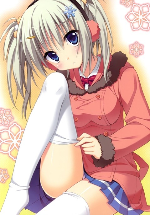 ニーソ・ニーハイを履いた女の子の二次エロ画像③　100枚 33