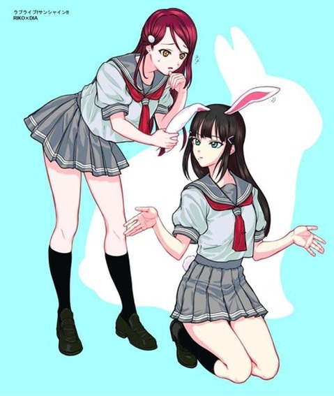 【ラブライブ!】黒澤ダイヤの二次エロ画　75枚【ラブライブ!サンシャイン!!】 58