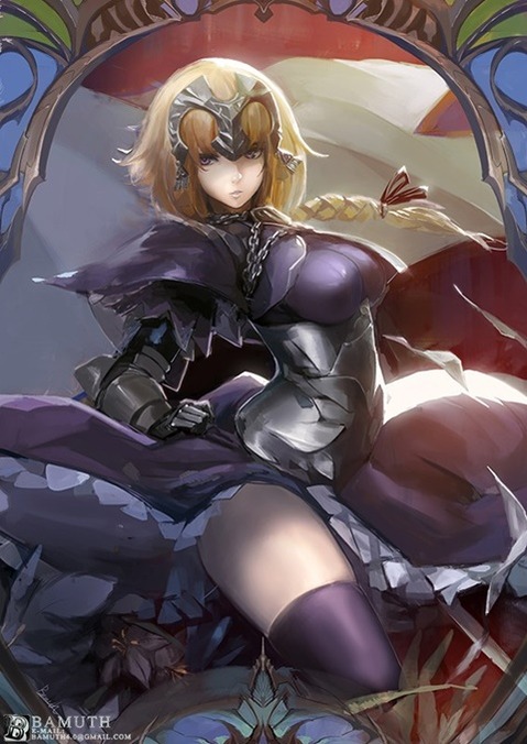 【Fate】ジャンヌ・ダルクの二次エロ画②　80枚 79