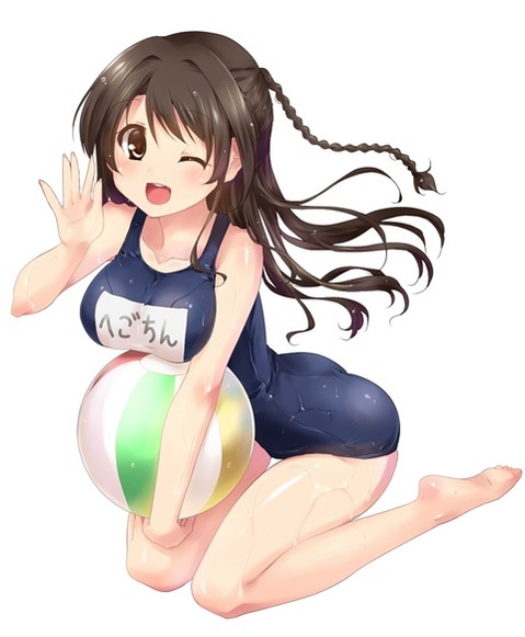 スク水(スクール水着)を着てる可愛い女の子の二次エロ画像② 100枚