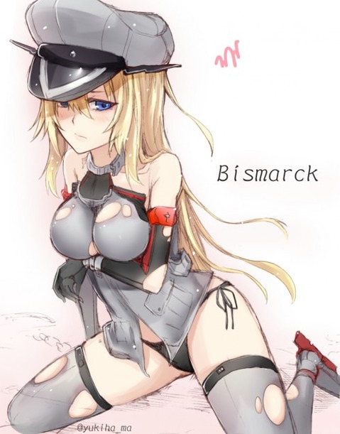 【艦これ】ビスマルクの二次エロ画像③　60枚【艦隊これくしょん】 19