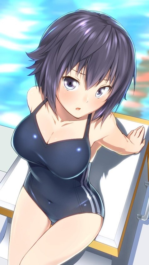 スク水(スクール水着)を着てる可愛い女の子の二次エロ画像⑥　100枚 85