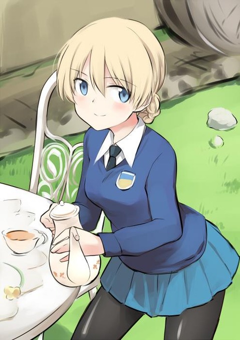 【ガルパン】ダージリンの二次エロ画像　100枚【ガールズ＆パンツァー】 85