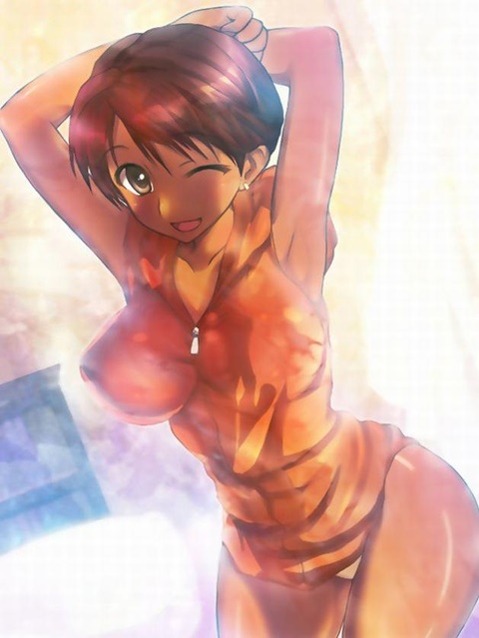 褐色肌がセクシーな女の子の二次エロ画像④　100枚 28