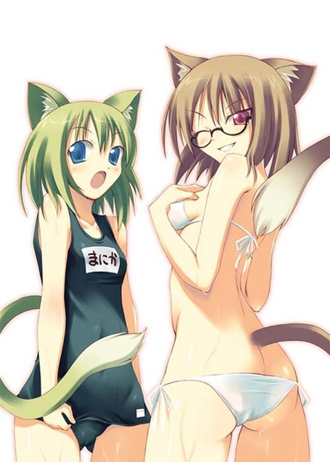 猫耳が可愛い女の子の二次エロ画像②　100枚 19