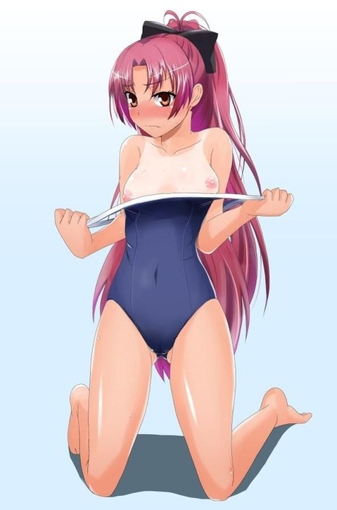 スク水(スクール水着)を着てる可愛い女の子の二次エロ画像②　100枚 39