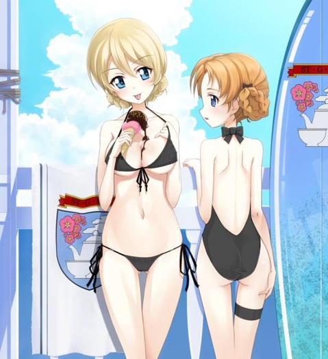 【ガルパン】ダージリンの二次エロ画像　100枚【ガールズ＆パンツァー】 60