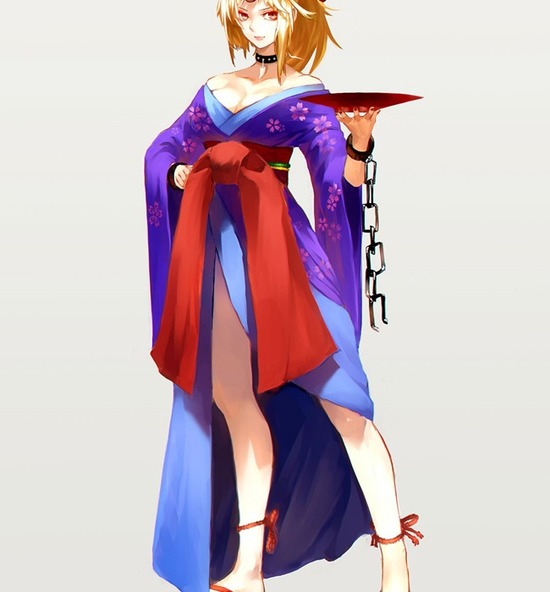 【二次エロ】【東方Project】角が生えた二次キャラ、星熊勇儀姐さんの爆乳オッパイにハマりそうな画像がみたい！② 14
