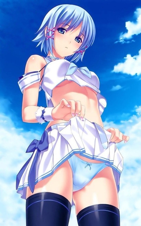 ニーソ・ニーハイを履いた女の子の二次エロ画像⑥　100枚 96