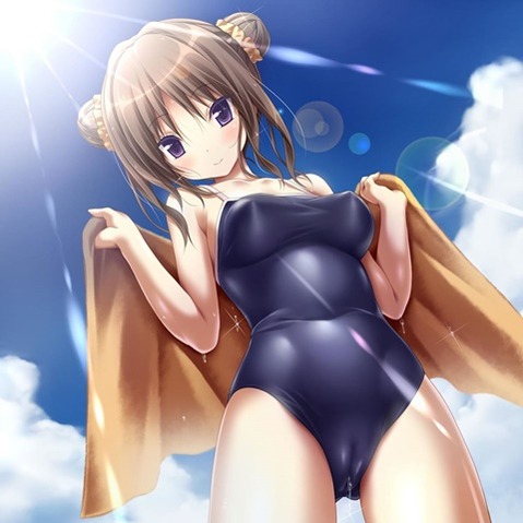 スク水(スクール水着)を着てる可愛い女の子の二次エロ画像⑥　100枚 32