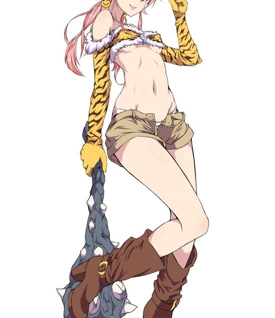 【二次エロ】虎柄のビキニを着ている可愛い女の子たちのエロ画像がみたい！① 23