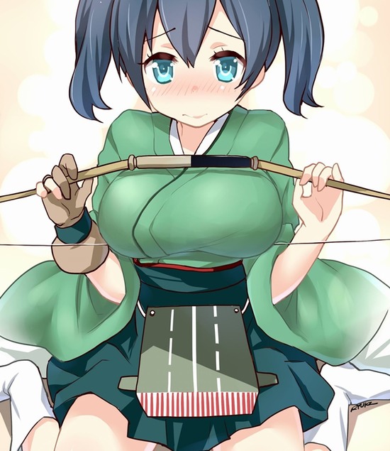 【二次エロ】【艦これ】艦これ蒼龍ちゃんの超エロい爆乳をイヤらしく堪能できる画像がみたい！ 19