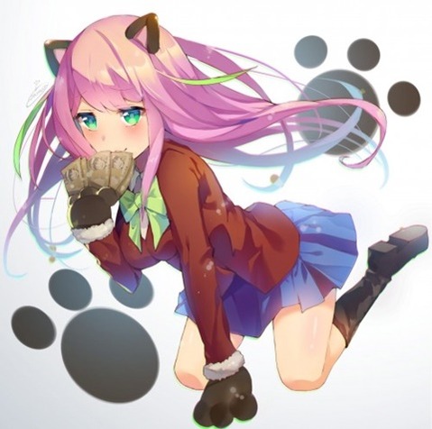 猫耳が可愛い女の子の二次エロ画像④　100枚 11