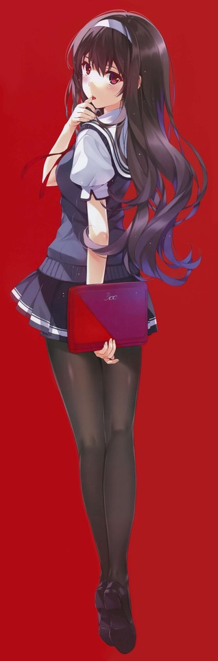 【冴えカノ】霞ヶ丘詩羽の二次エロ画像　100枚【冴えない彼女の育て方】 88