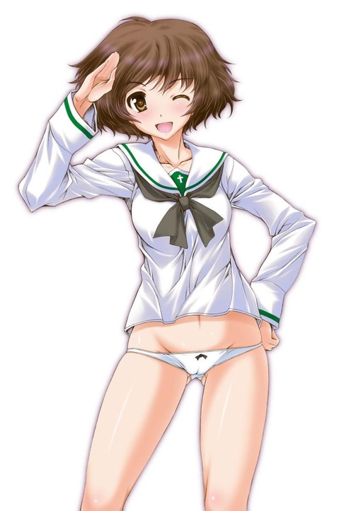 【ガルパン】秋山優花里の二次エロ画像　100枚【ガールズ＆パンツァー】 73