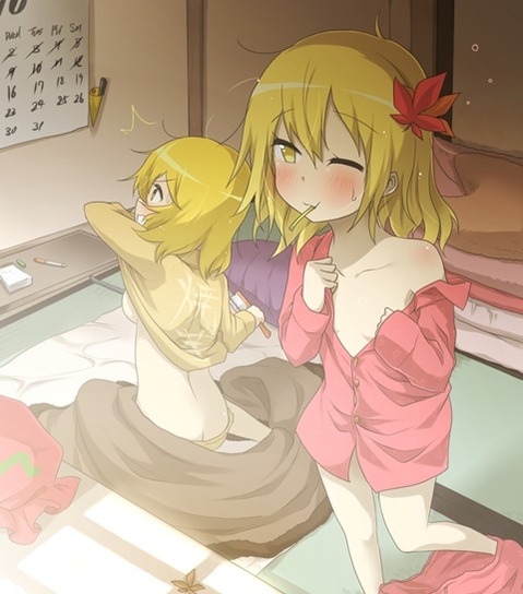 【東方】秋穣子・秋静葉の二次エロ画像②　100枚【東方Project】 49