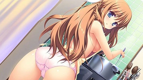 裸エプロンがエロくて仕方ない二次エロ画像⑧　25枚 19