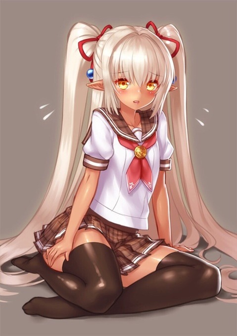 褐色肌がセクシーな女の子の二次エロ画像④　100枚 57