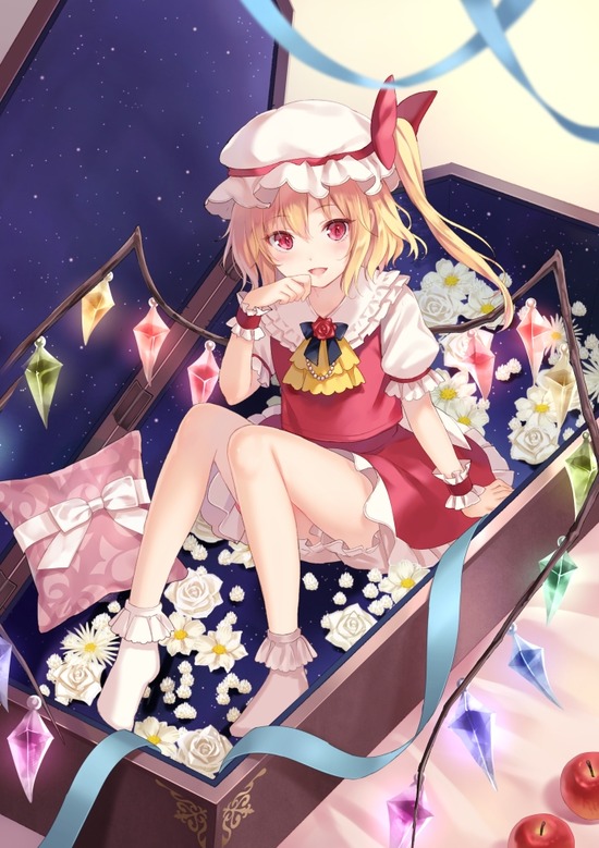 【二次エロ】【東方】フランドール・スカーレットちゃんのセクシャルパンティー丸見えで可愛く恥じらう乙女チックな画像まとめｗｗｗ１ 14