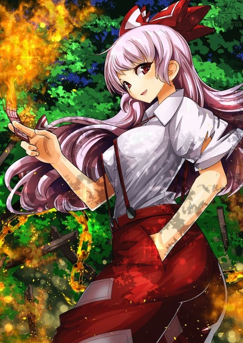 【東方】藤原妹紅の二次エロ画像　100枚【東方Project】 14